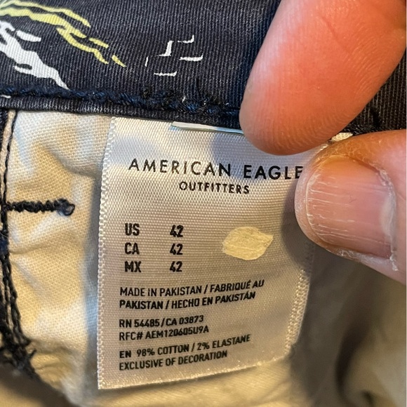 AMERICAN EAGLE OUTFITTERS - SALE! Mens Size 42, Hawaiian, Flat Front Shorts - Picture 9 of 11